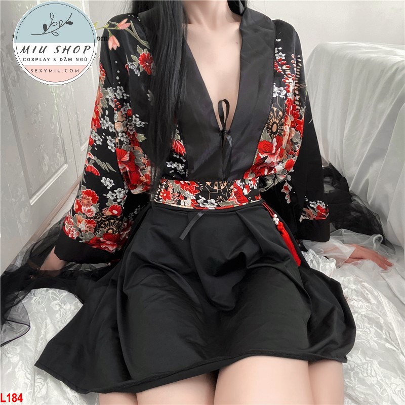 Set đồ ngủ Kimono Cao cấp Miu Shop – A184