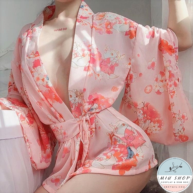 Cosplay Kimono Nhật Bản Hoa Anh Đào