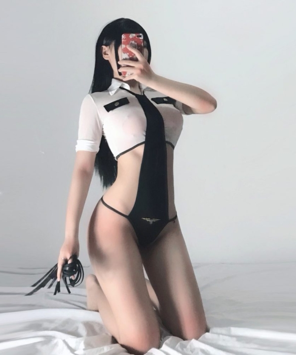 Bodysuit sexy cosplay nữ cảnh sát POLICE gợi cảm