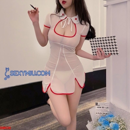 Đồ cosplay y tá xuyên thấu – SM026