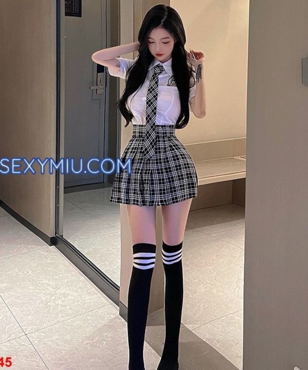 Đồ cosplay nữ sinh cấp 3 trường Quốc Tế Sexy Miu